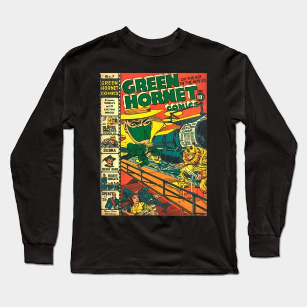 Green Hornet 7 Long Sleeve T-Shirt by LordDanix